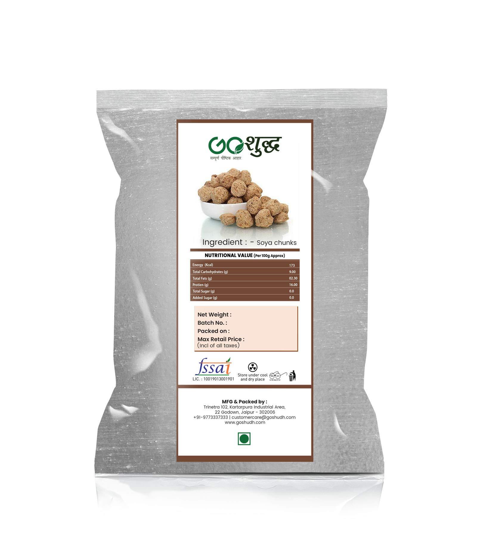 Goshudh-FREEDOM FROM ADULTERATION Goshudh SOYA Chunk 500gm
