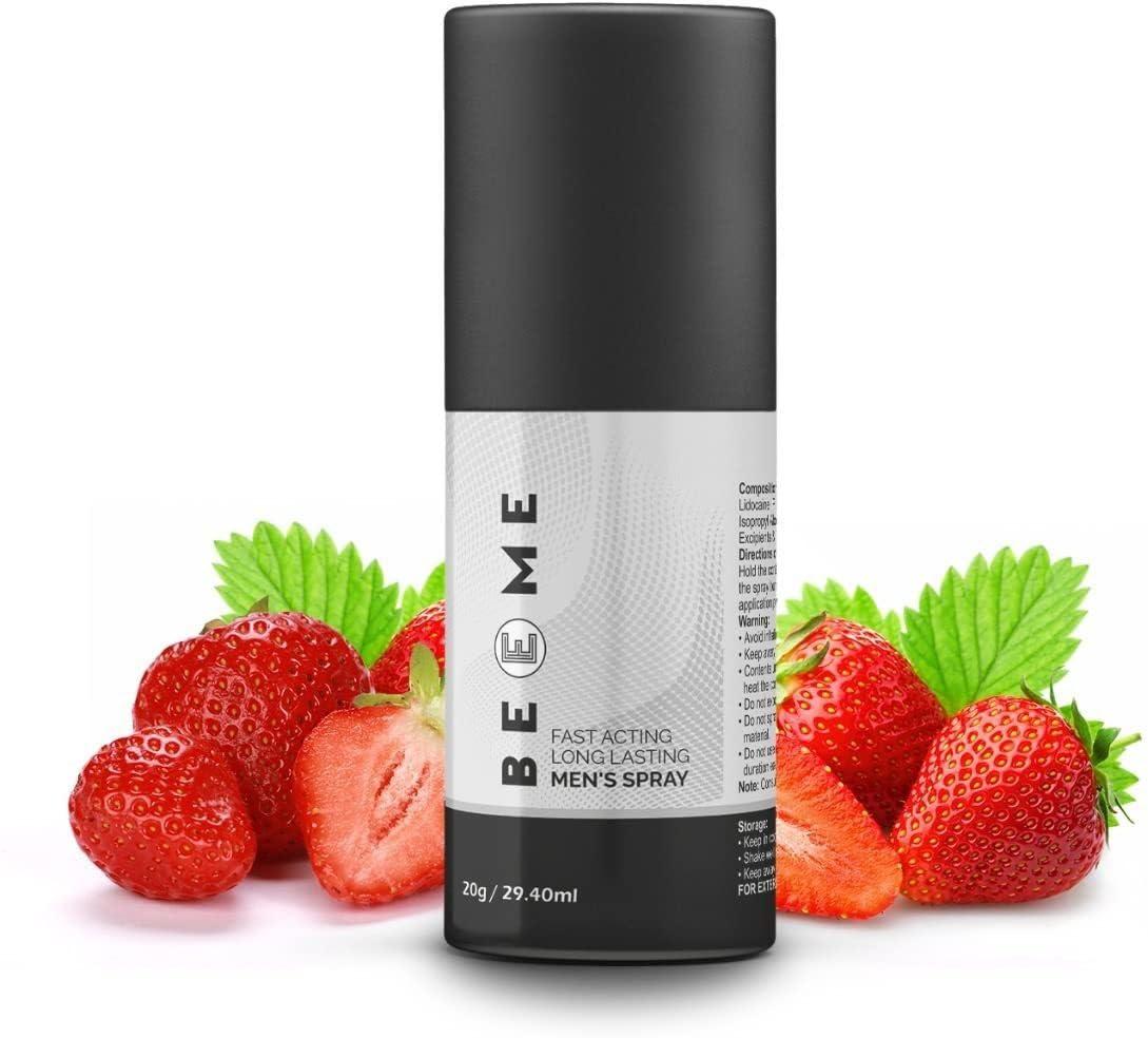 BEEME BEEME Topical Non-Transferable Spray for Men - Strawberry Flavour (Pack of 1)