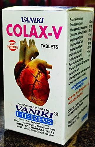 Vaniki Vaniki Colatro-v Syrup (200ml) + Vaniki Colax-V Tablets (75 Tabs) Benificial for anxiety, stress, depression, palpitation & increased pressure of blood