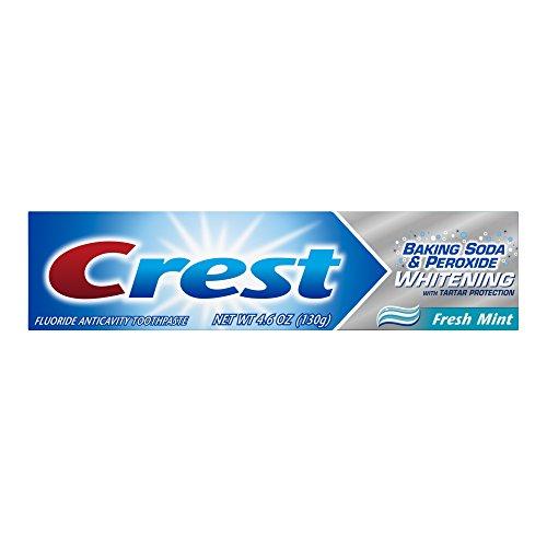 Crest Crest Baking Soda And Peroxide Whitening Toothpaste Fresh Mint,130 G