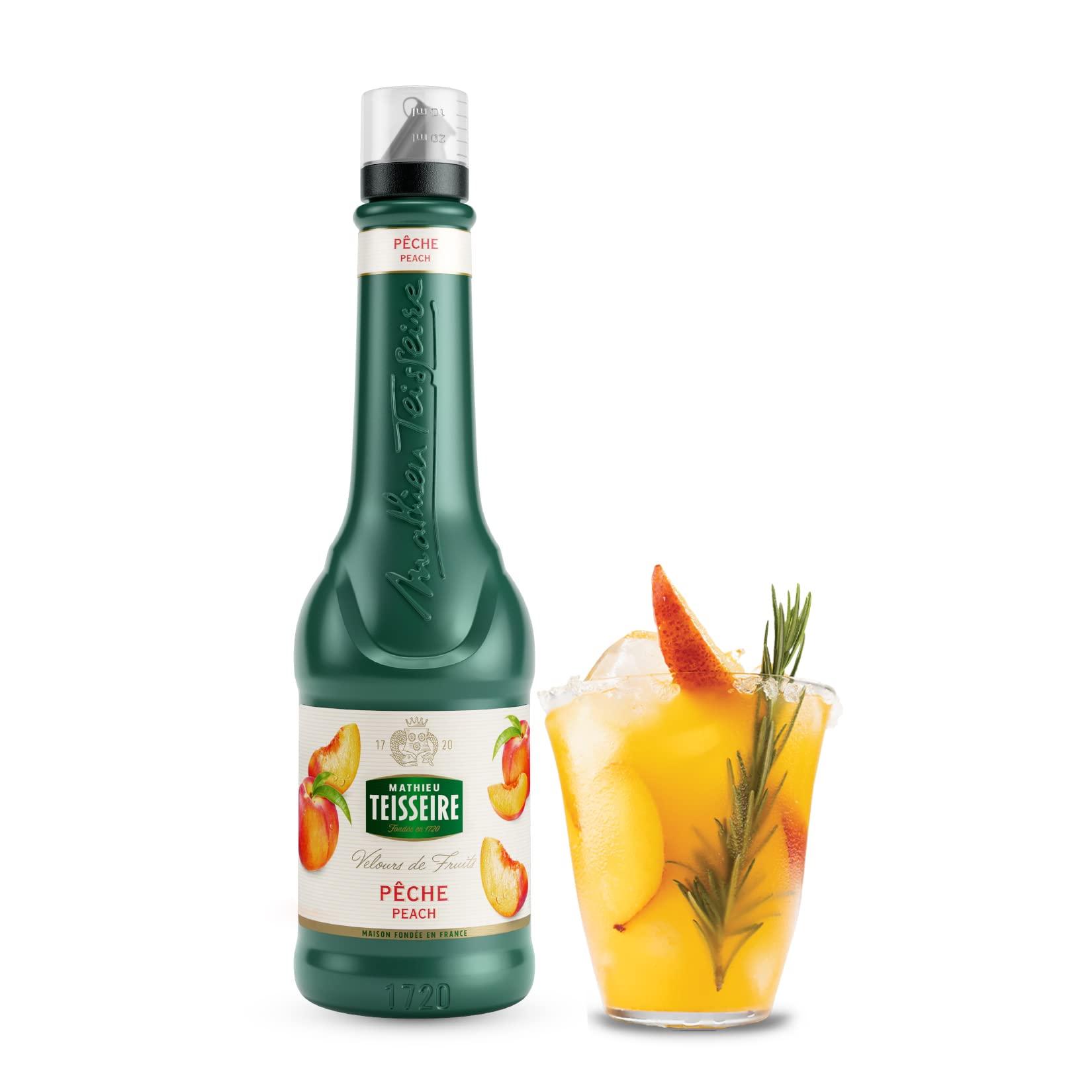 Mathieu Teisseire Mathieu Teisseire Peach Syrup, 23.67 fl oz 700 ml