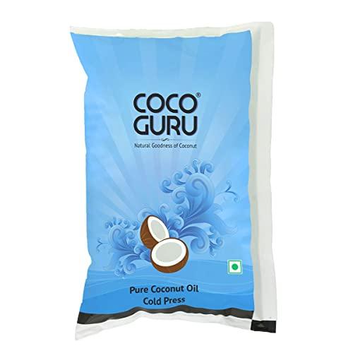 Cocoguru Cocoguru Cold Pressed Coconut Oil - Pouch 1 Litre