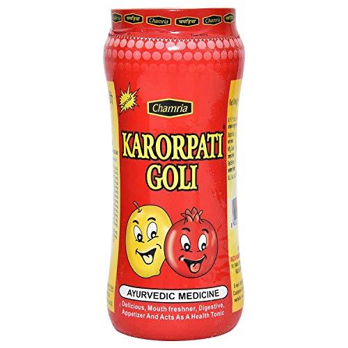 Chamria CHAMRIA KARORPATI GOLI (anardana goli) 200GMS (3 PACKS OF CHURAN/PACHAK/ANAR GOLI)