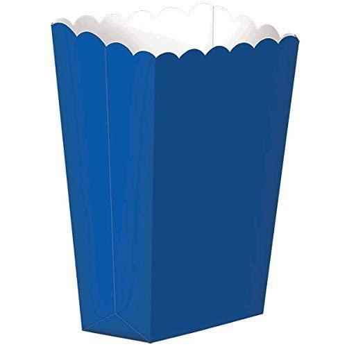 amscan Amscan Fun Small Popcorn Box, 5-1/4 x 3-3/4\"5-1/4 x 3-3/4\", Blue