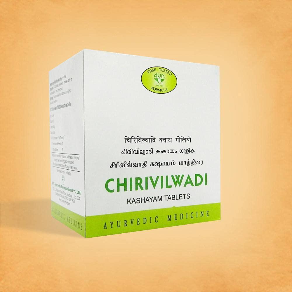 AVN AVN Chiru Vilwadi Kashayam Gulika (Tablets) - A Natural, Safe & Ayurvedic Product, For Reducing Burning Sensation (Pack of 3) (300 Tablets)