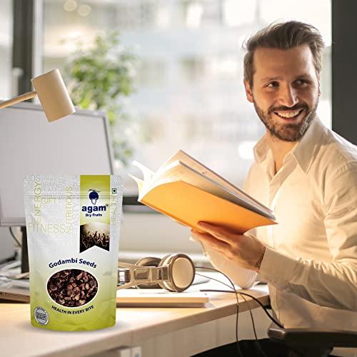 Agam Dry Fruits Agam Dry Fruits Godambi Seed | Semecarpus Anacardium | Kernel Of Bhilawa Seed | Bhilawa Magaj | Bhallataka. (250g)