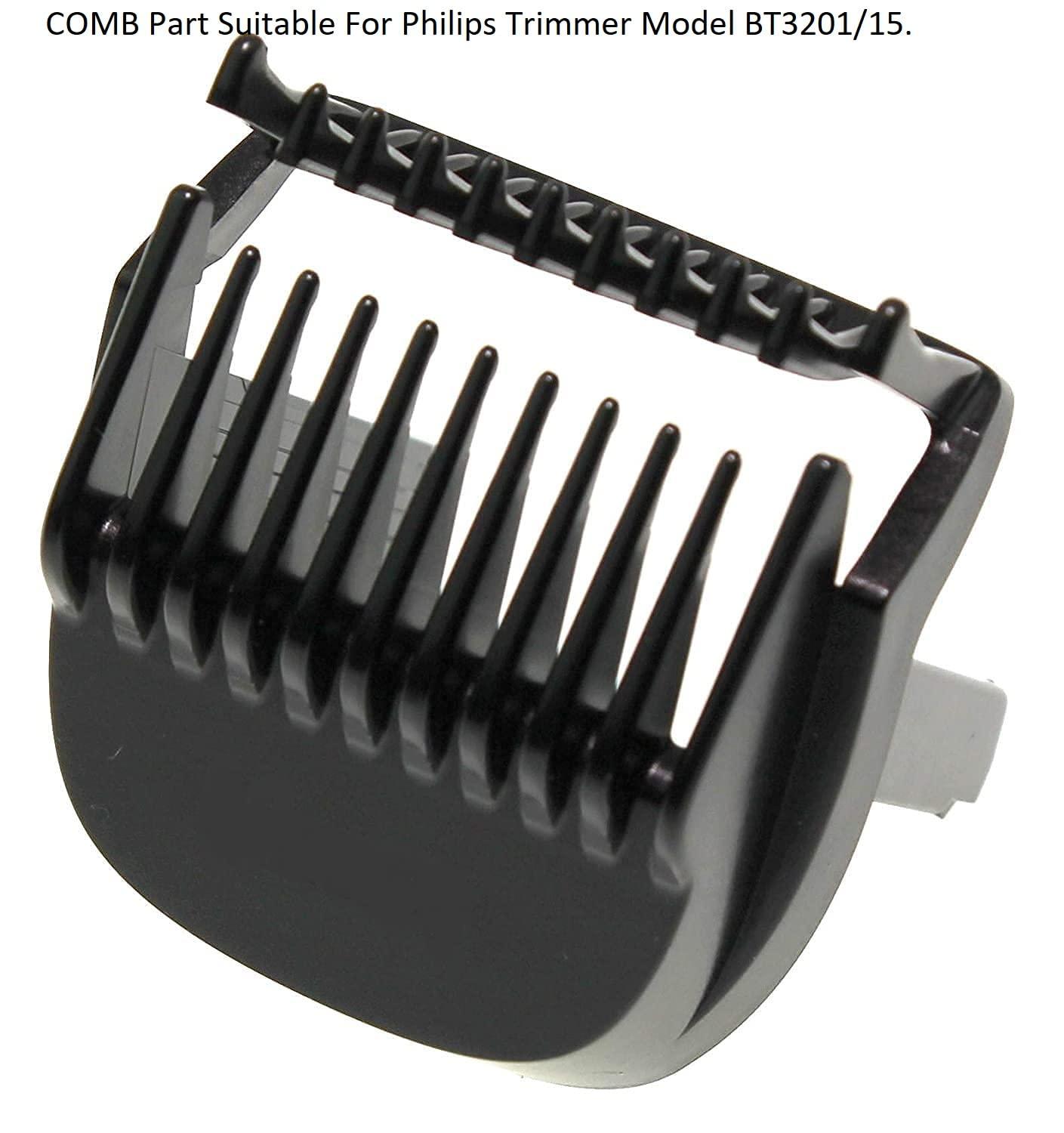 FavHome FavHome Beard Trimmer Comb Attachment For Philips Trimmer Models Bt3201 Bt3205 Bt3102 Bt3105 Bt3203 Bt3211 Bt3215 Bt3216 Bt3221 Bt3227 Bt3102 Bt3241 Bt3231, Black