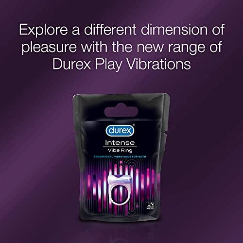Durex Durex Condoms, Extra Thin - 10 Count & Durex Play Vibrations Massager Ring