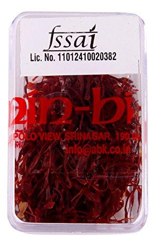 ABK Henna Brand Kashmir Saffron, Pure and Organic Saffron, 1 gm