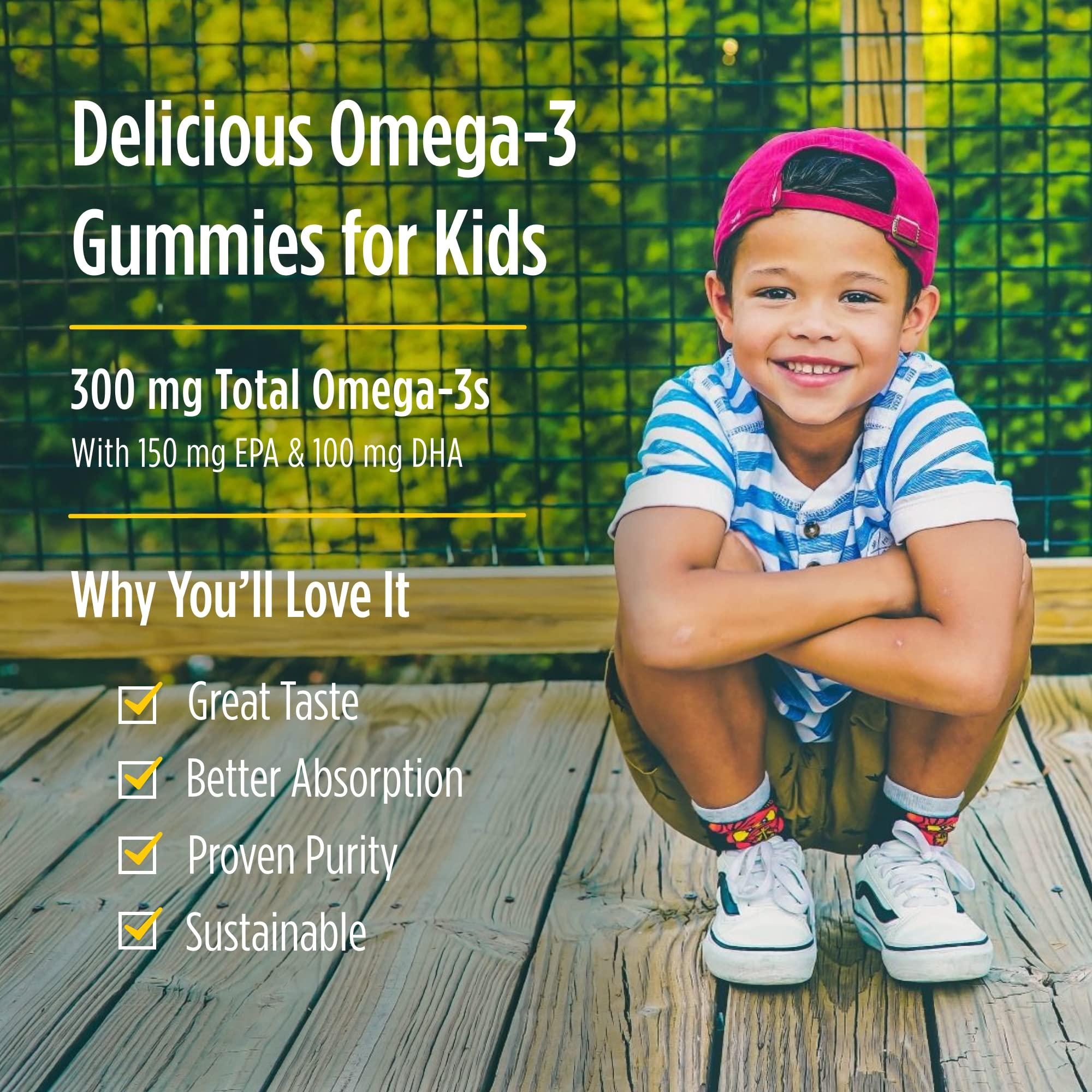 Nordic Naturals Nordic Naturals Zero Sugar Omega 3 Fishies | Fish Oil For Kids 300 Mg Omega 3 Gummies EPA & DHA For Kids | Supports Brain Development Kids Ages 3+ Yrs | Tutti Frutti Fish Oil Supplement 36 Gummy Chew