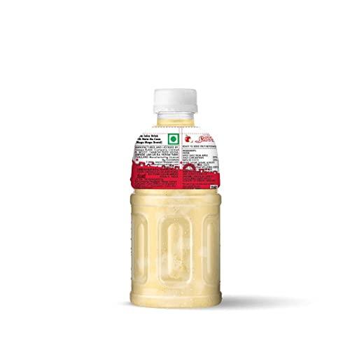 Mogu Mogu Mogu Mogu Apple Juice with 25% NATA De Coco | Energy Booster Drink | Full of Fruit Fibres | No Added Preservatives and Colours -300ml (Pack of 6)