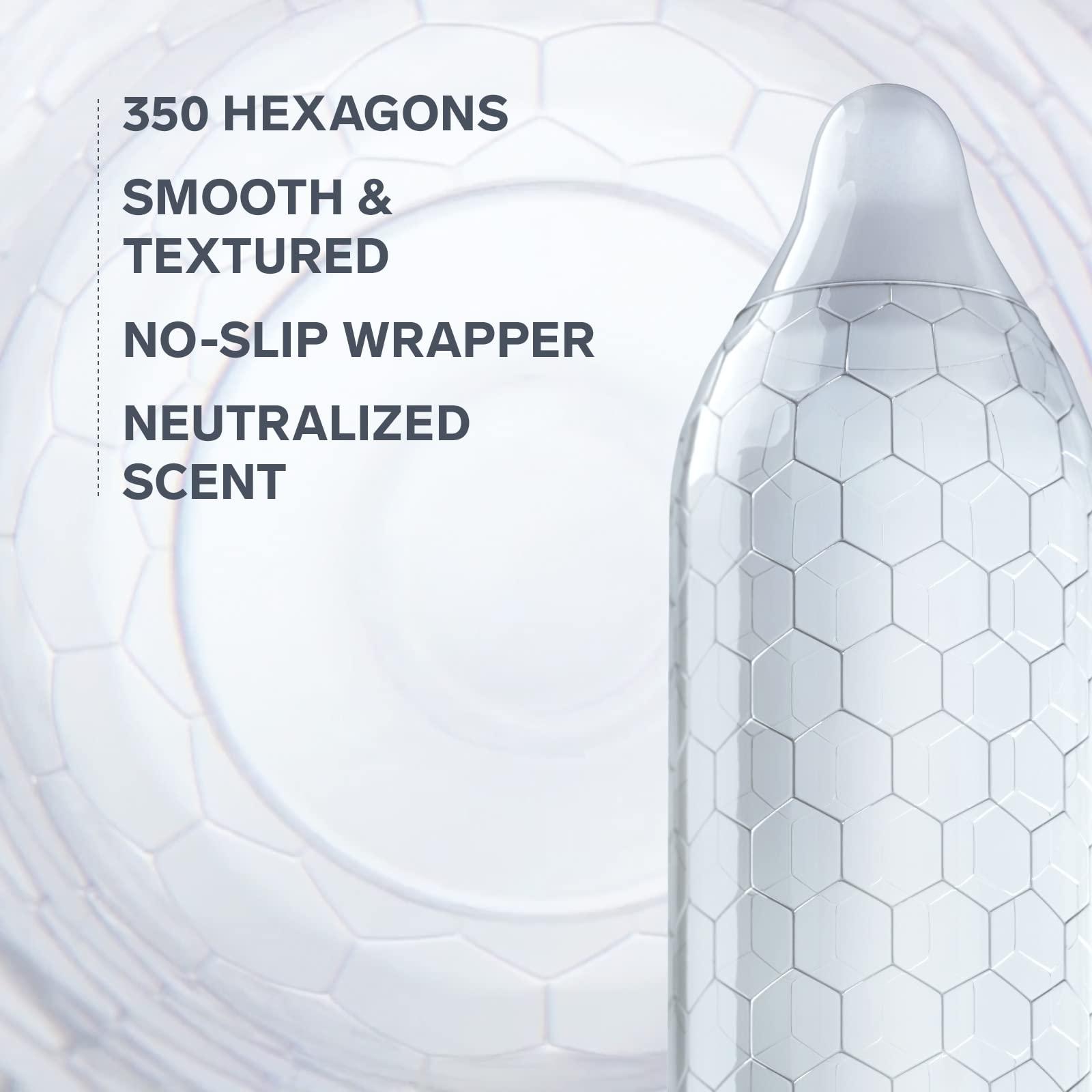 Lelo Lelo Hex The Re-Engineered Luxury Condoms With Unique Hexagonal Structure, 12 Count