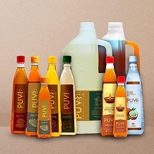 PUVI PUVI 5L Cold Pressed Virgin Coconut Oil (Centrifuge wet process) (5 Ltr)