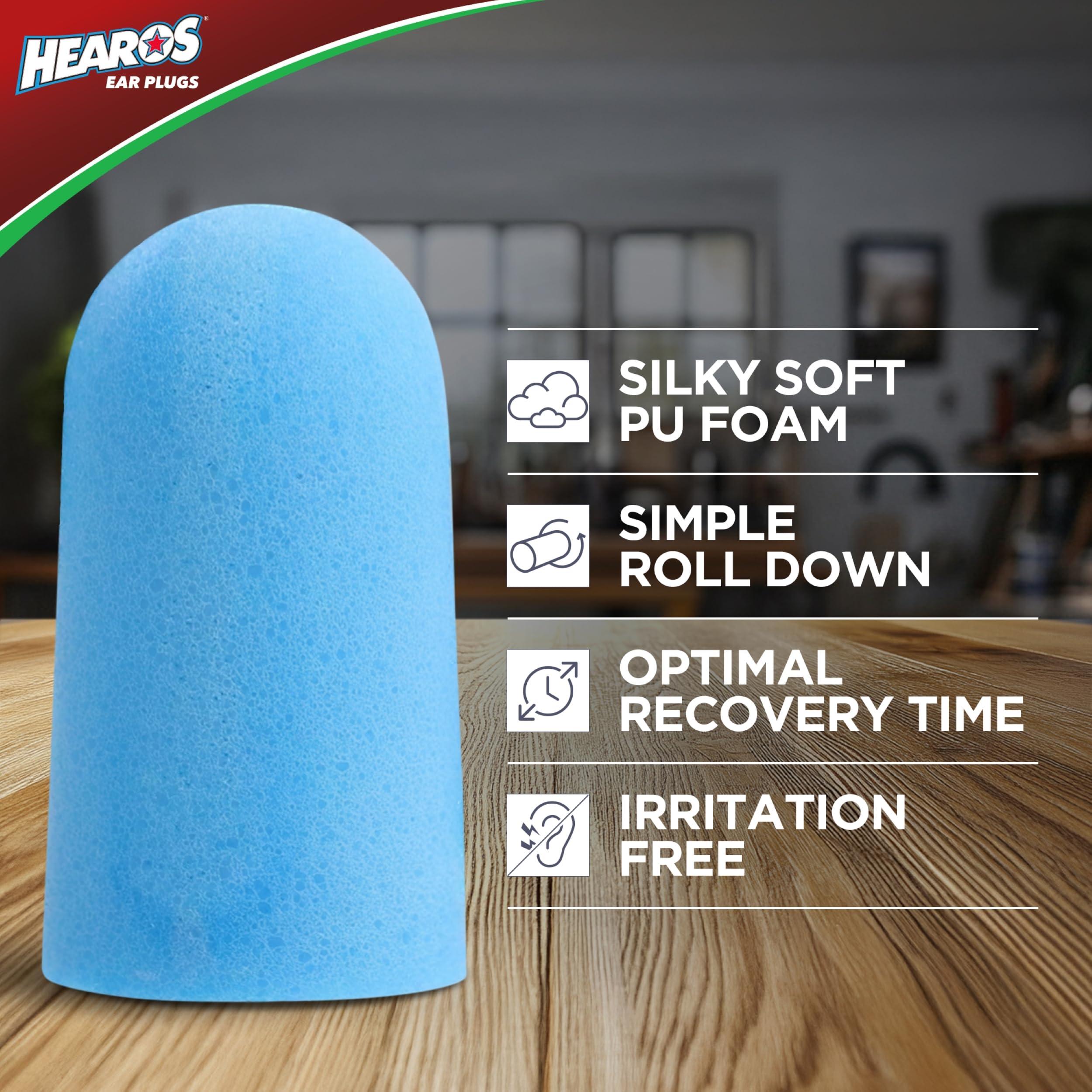 HEAROS HEAROS Xtreme Protection Series Ear Plugs, Blue, 56 Pair