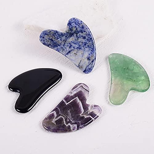 Dorakitten Dorakitten Gua Sha Facial Tool Crystal Lightweight Heart Shape Small Professional Scraping Massage Tool Home Household Indoor Small Mini Creative