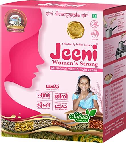 JEENI JEENI WOMENS STRONG Mix millet multi grains All Natural Multigrain Organic and Natural Product for WOMEN 1KG WOMENS STRONG
