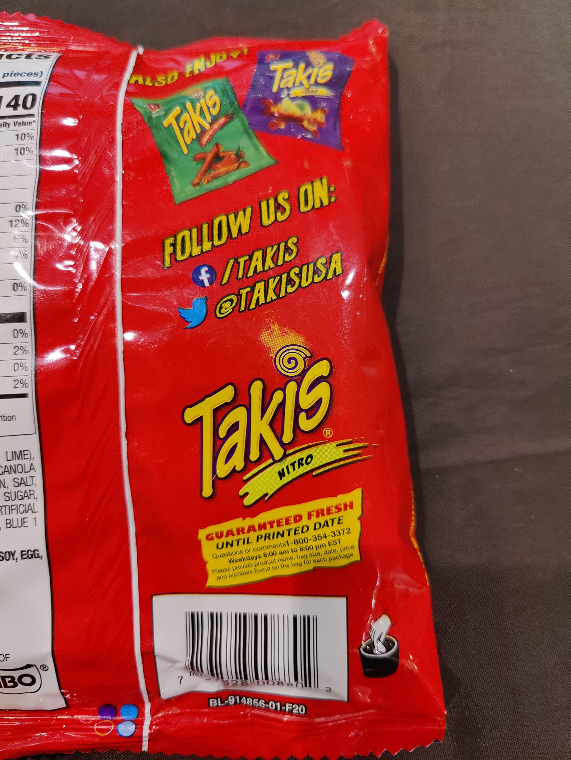 Barcel Takis Nitro- Habanero & Lime Tortilla Chips 113g