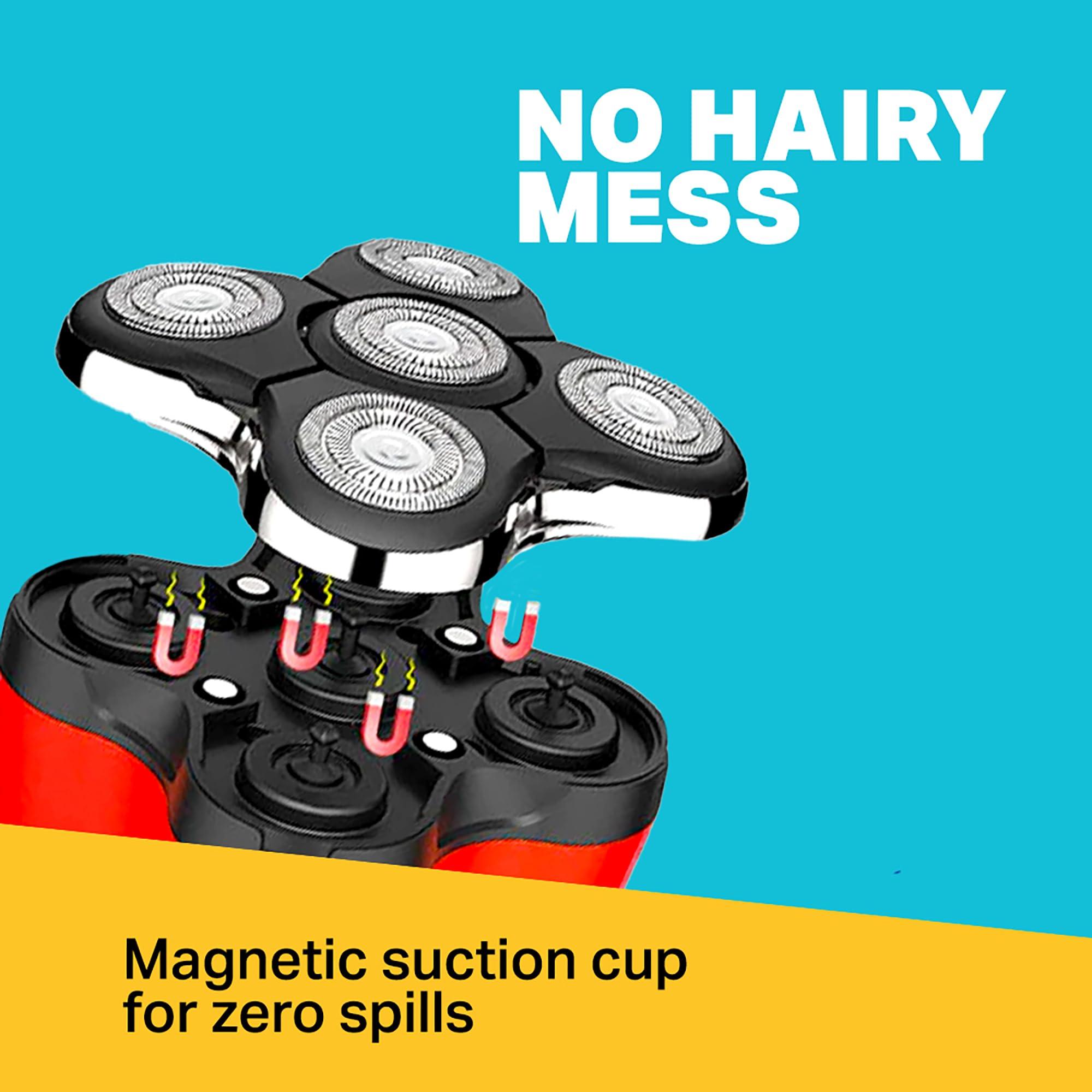 Bombay Shaving Company Bombay Shaving Company Head Shaver Pro | 120 Min Charge time, 90 Min Run time, Charging Indicator | IPX6 Waterproof, 2 Years Warranty | Head Shaver for Bald Men | Hair Trimmer for Men