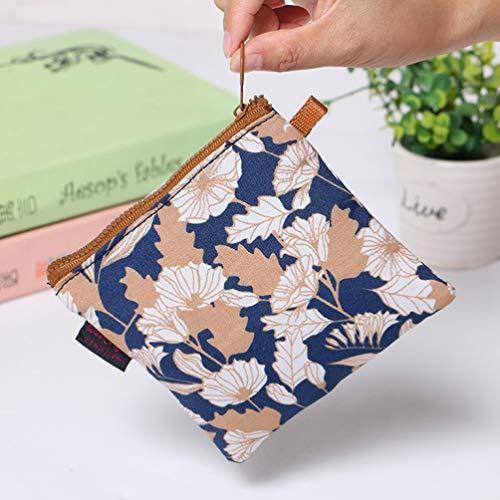 Artibetter ARTIBETTER 2pcs Napkins Bag Pouch Nursing Pad Holder Sanitary Napkin Bag Small Zipper Pouch Coin Purse for Women and Girls