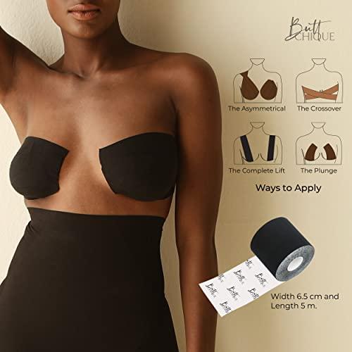 BUTTCHIQUE BUTTCHIQUE Cinnamon Breast Lift Body Tape (5 Meter Roll), Lifts Your Breasts, Gives The Perfect Cleavage & Supports from All Directions, Lasts Upto 8-10 Hours