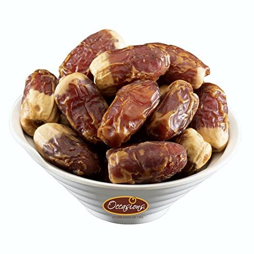 Occasions Occasions Sweet & Delicious Regular Sagai Dates - 500g, Sagai Dates, Original Sagai Dates, Dried Dates |Rich in Iron | Healthy Food | Saudi Arabian Dates