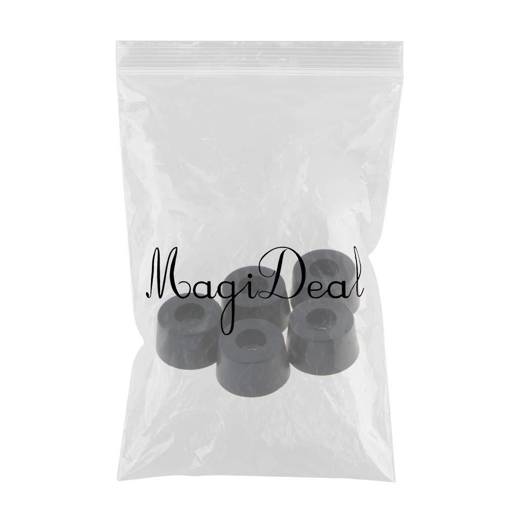 CALANDIS CALANDIS 5Pcs Round Black Bumpers Pads Rubber Feet, 33X19Mm