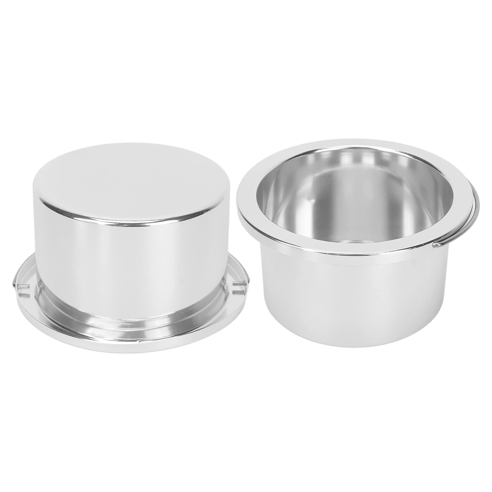 01 02 015 Wax Pot, Aluminum Alloy Accessory Silver Wax Warmer Inner Pot Replacement Gift for Hair Remover Machine for Women