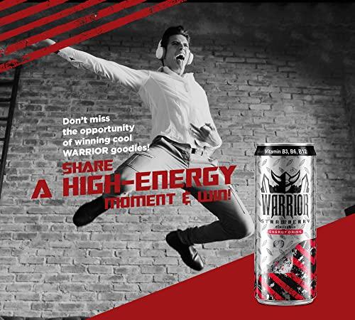 Warrior Warrior Energy Drink Strawberry, 6 x 330 ml
