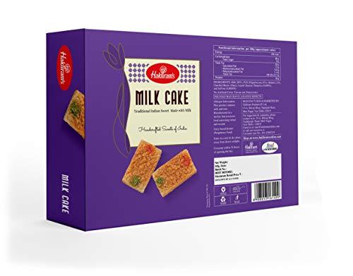 Haldiram\'s Haldiram\'s Milk Cake 400g | Rich And Creamy | Premium Handcrafted Traditional Sweets | Great Sweets Gift Pack | Indian Mithai | Fresh Doodh Sweet | Festival Indian Sweets Box (No Added Sugar)