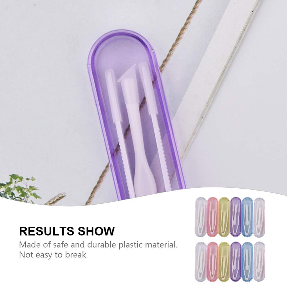 HEALLILY HEALLILY Lens Inserter 12 Sets Contacts Lens Tweezers and Sticks Contacts Lens Inserter Remover Tool