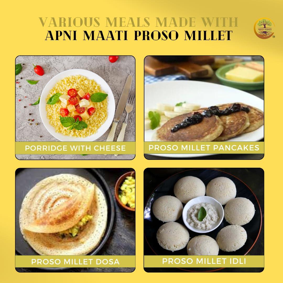 Apni Maati Apni Maati Proso Millet Seed for Sowing (1000 gm; Chena/Panivaragu/Varigulu/Baragu/Barri)