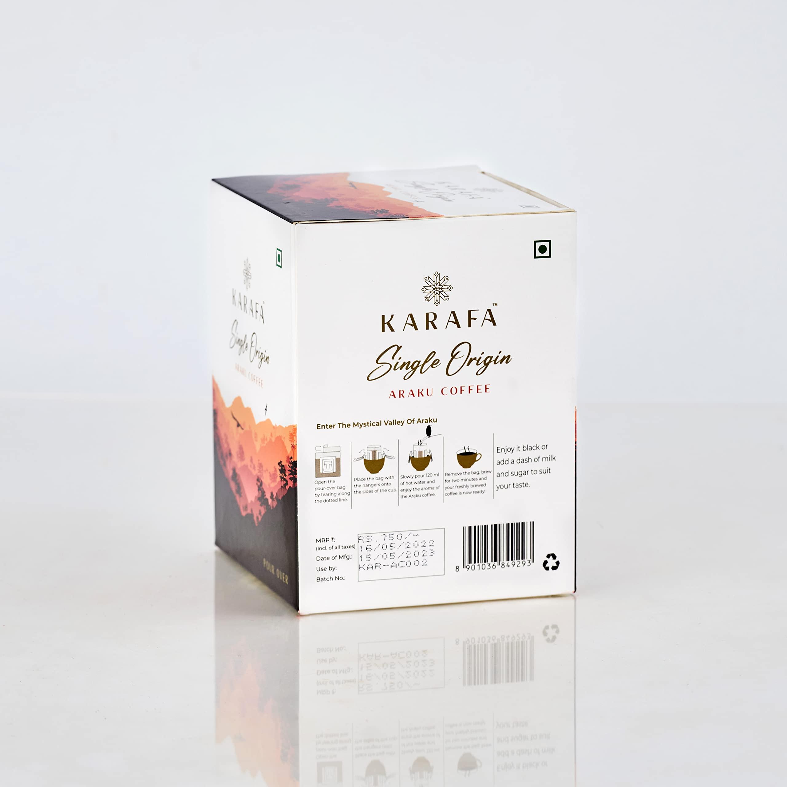 Karafa Karafa Single Origin - Araku Coffee | Pack of 10 | Pour Over Coffee