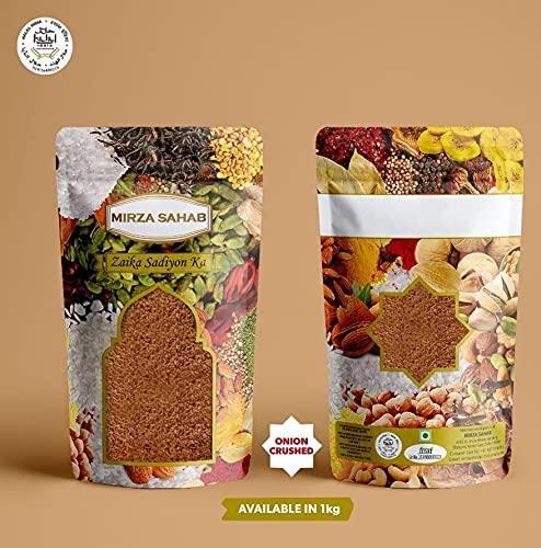 Mirza Sahab Mirza Sahab Birista / Barista / Barrista, Fried Onion Flakes, Crispy, Crunchy & Crushed Golden Fried Onions, 100% Natural & Veg, Fried Onion | Vegetable Oil Base Fried Onions 1Kg Pack of 2