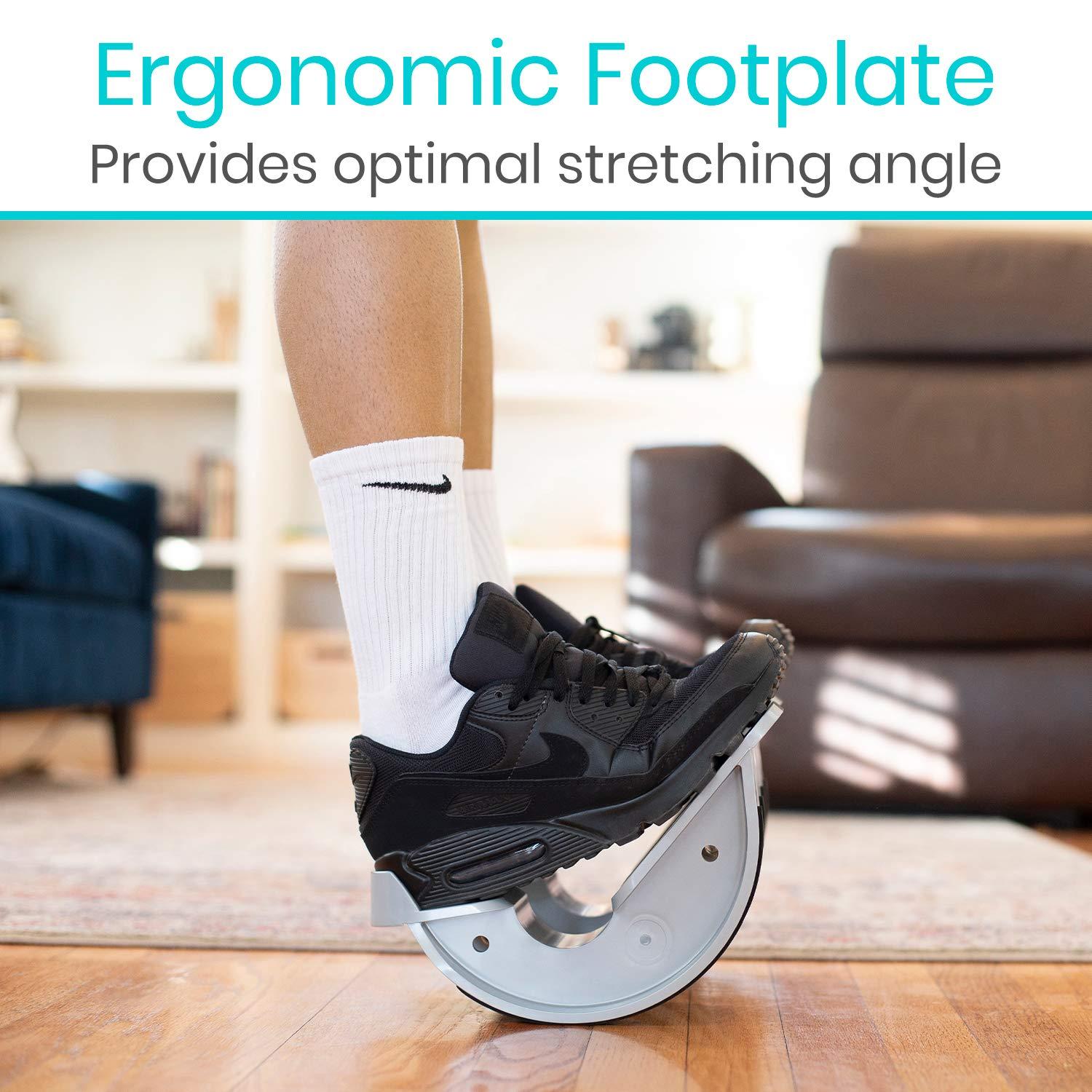 VIVE Vive Foot Rocker (Pair) - Calf Stretcher for Achilles Tendinitis, Heel, Feet, Shin Splint, Plantar Fasciitis Pain Relief - Stretches Strained Leg Muscle - Ankle Flexibility Wedge - Left & Right Leg