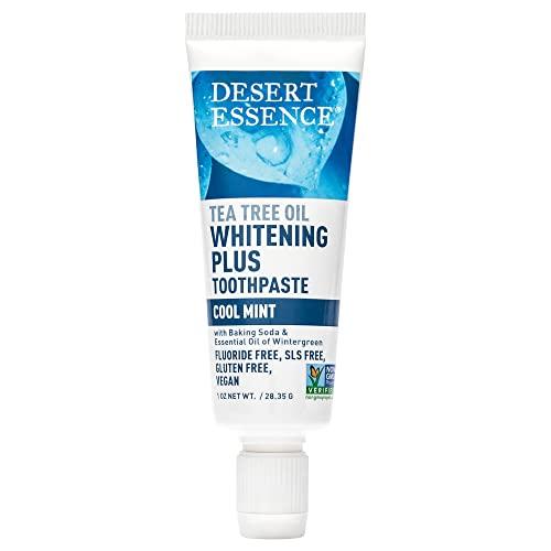 Desert Essence Tea Tree Oil Toothpaste - Whitening Plus Travel Size