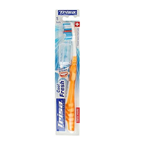 TRISA Trisa Cool Fresh Soft Toothbrush with Hygiene Box (Assorted Color)