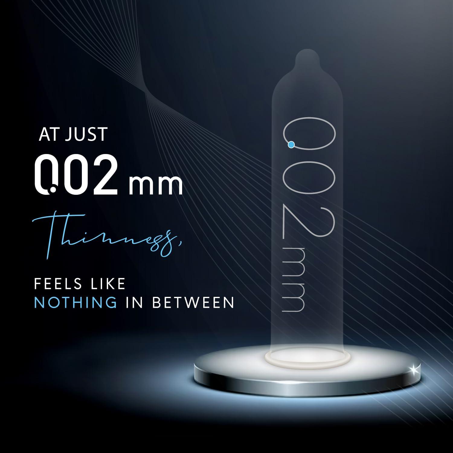 OKAMOTO Okamoto 0.02 - Japan\'s Best | Thinnest Condom In India | 1st Time in India - Non Latex PU Condom | Super Thin | Super Strong | Imported from Japan | 0.02 mm Ultra Thin (Pack of 2, 12s)