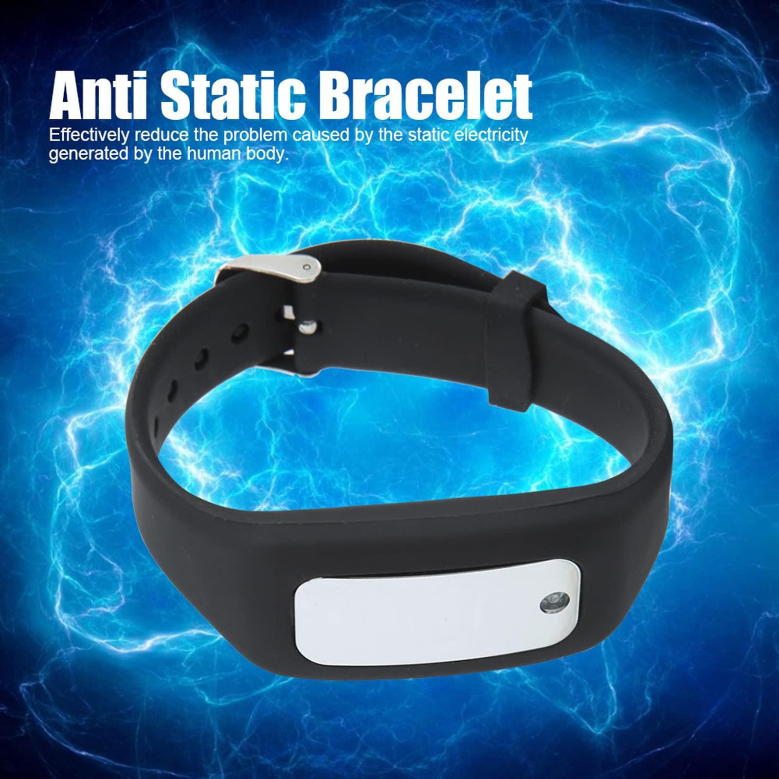 Atyhao Atyhao Anti-Static Cordless Wrist Strap, Protect Your PC from Static Electricity. Adjustable Strap Fits Your Wrist Comfortably, Ground Yourself when Working on Sensitive