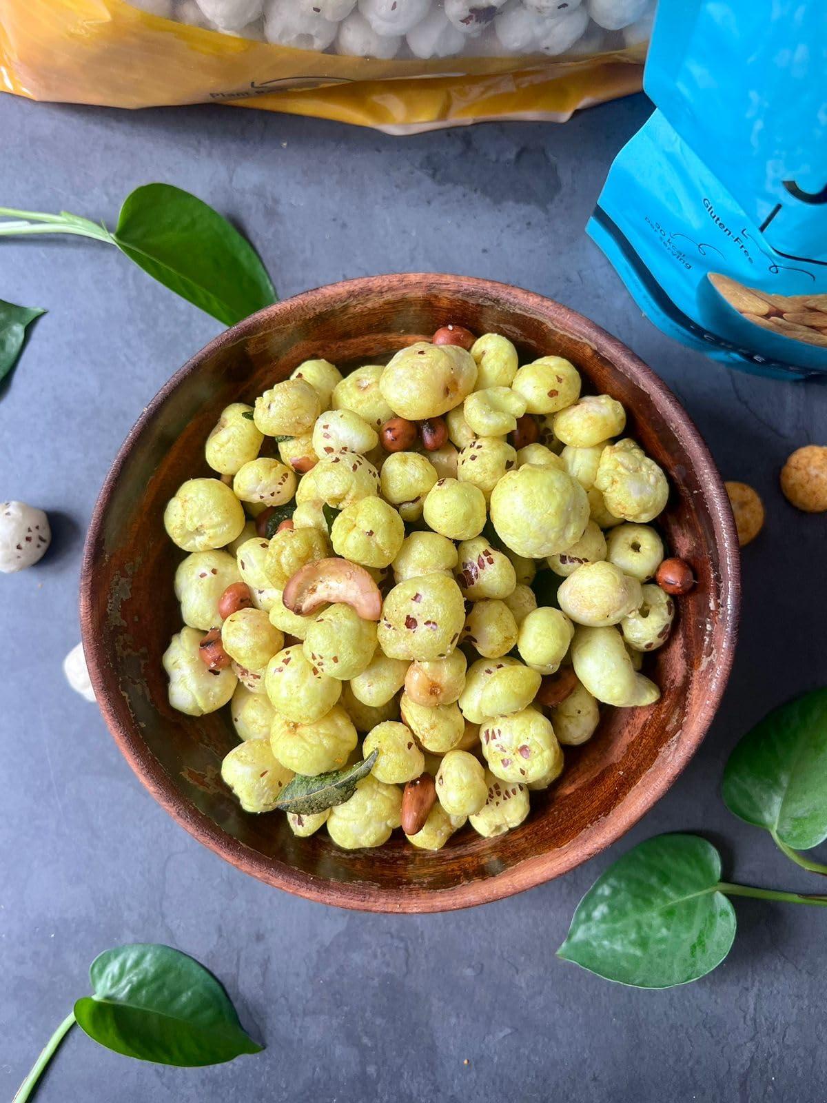 Heka Bites Heka Bites Raw Makhana (Fox nuts) 100g (Pack of 2)