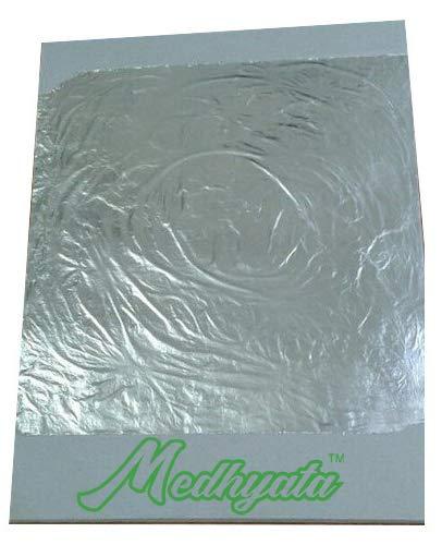 Medhyata Silver Leaves ( Leafs ) for Sweets | Chandi Vark German 100% Silver varkh (100 leaves)