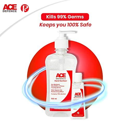 Piramal Fabrics Piramal Fabrics Nextgen- Ace Defence Gel Hand Sanitiser With Vitamin E & Moisturising Effect - 50ml (Pack of 4)