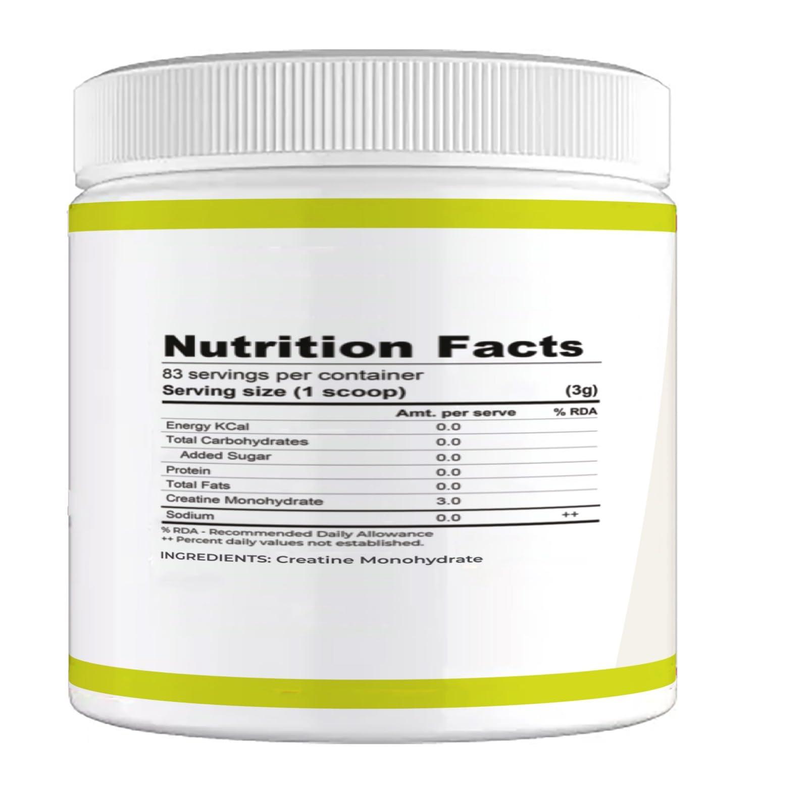 Muscle Asylum Muscle Asylum Creatine monohydrate powder - (Unflavoured) 250gm & BCAA - (Litchi Candy) 300g