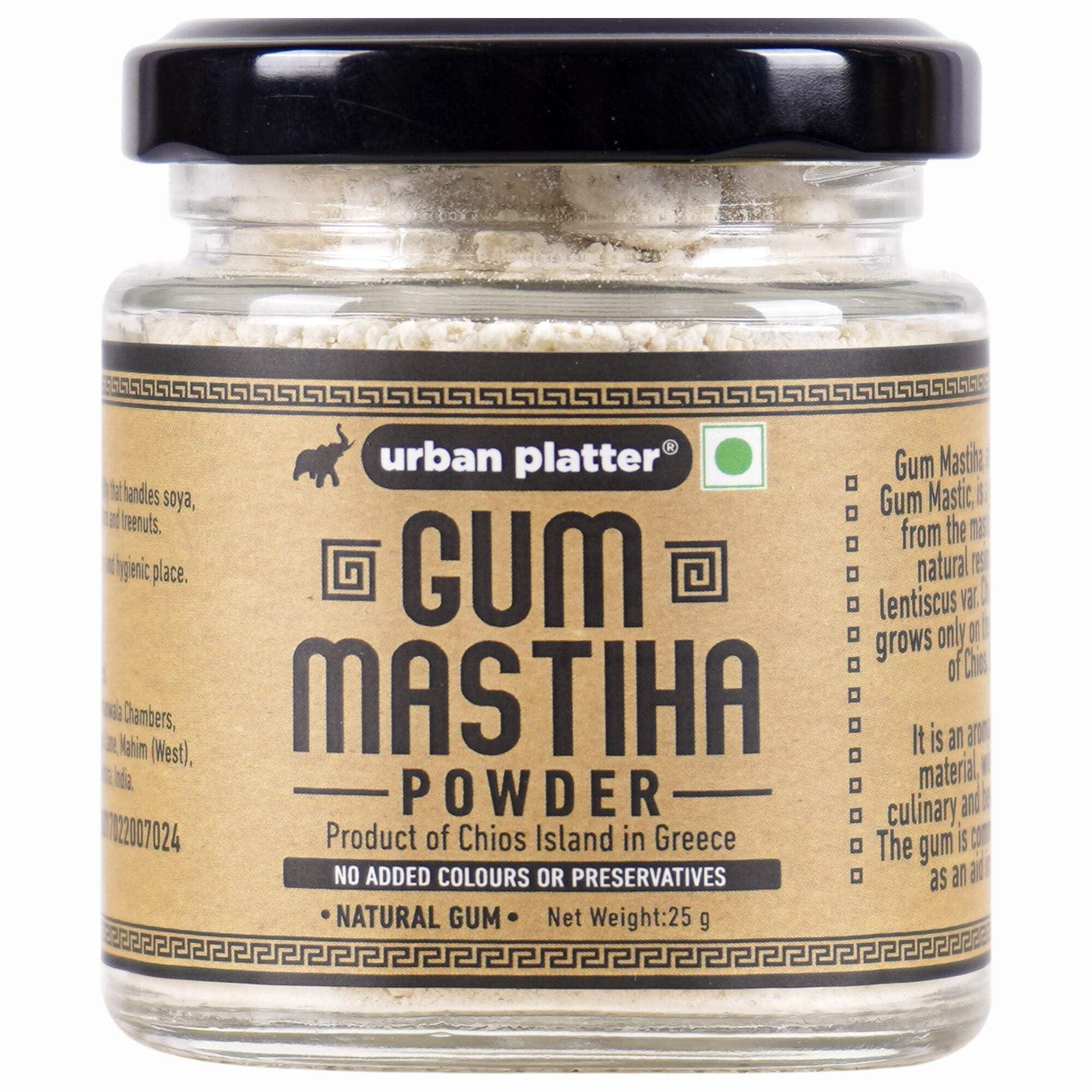 urban platter Urban Platter Gum Mastiha Powder, 25g (Powdered Mastic Gum / Mastiha of Chios Island from Greece | Pistacia Lentiscus | Aids in Digestion)