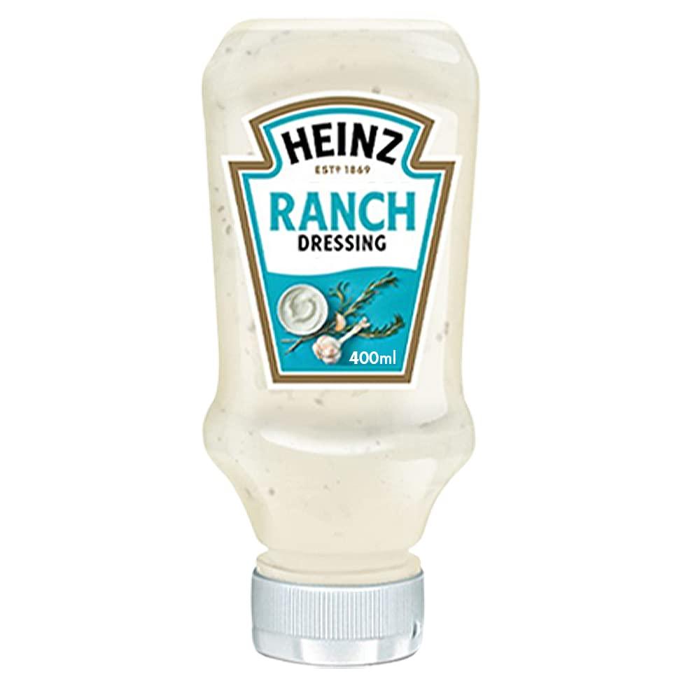HEINZ Heinz Ranch Salad Dressing Top Down Squeezy Bottle Mayonnaise, 400g
