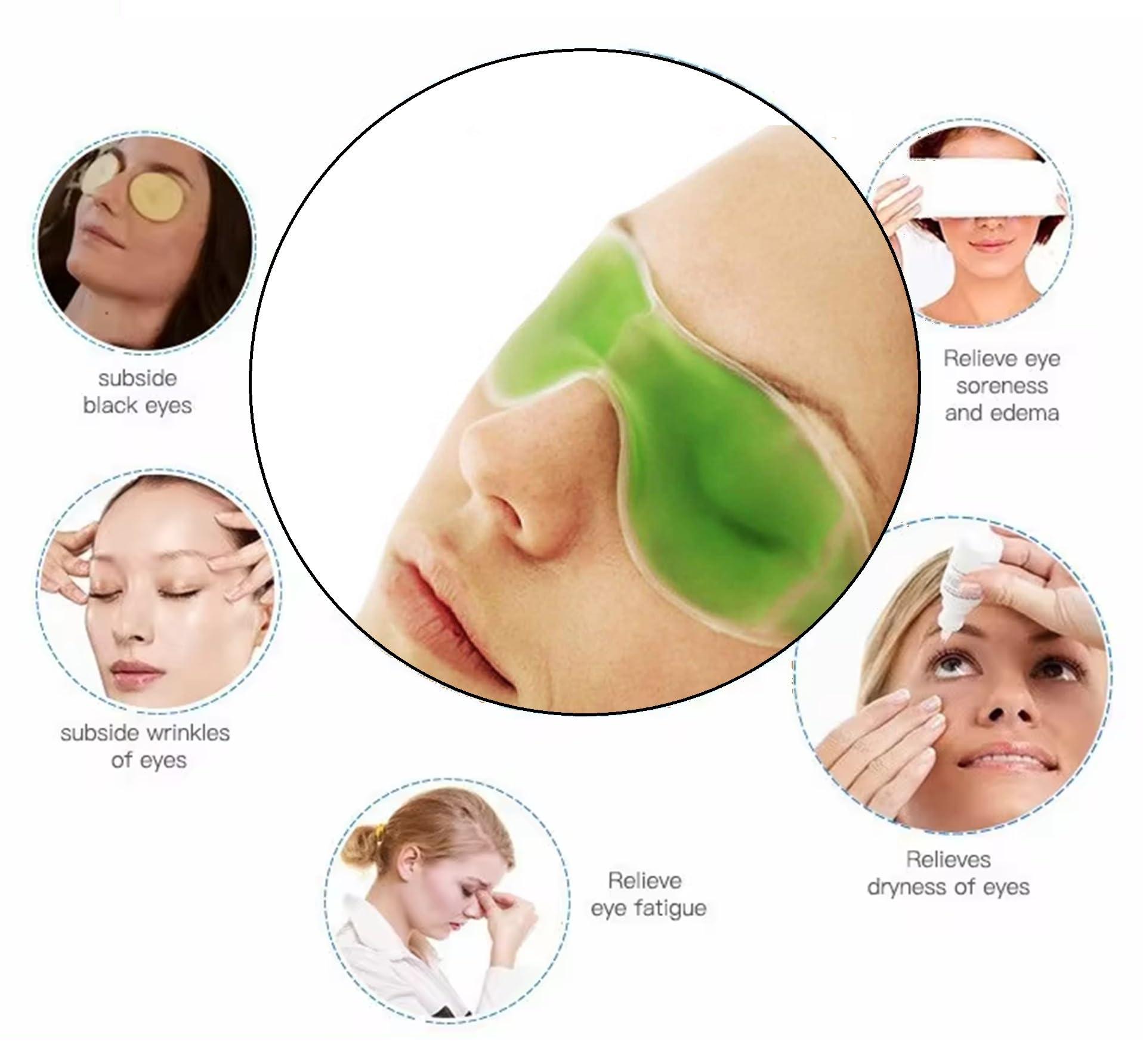 Visions India Visions India Aloe Vera Gel Eye Mask Remove Dark Circle Tired Eye Care (3Pcs)