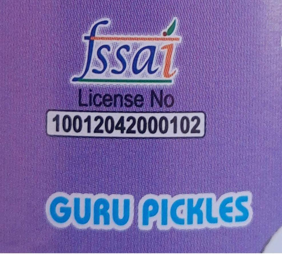 GURU FOODS GURU Pickles - Combo of Mango Pickle & Garlic Pickle (300g+300g)