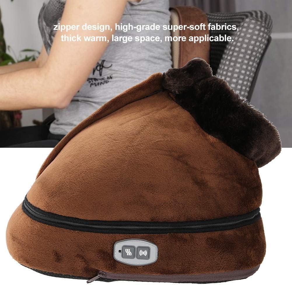 YORWAN YORWAN Foot Warmer Electric Feet Heater l Velvet 2 in 1 Foot Massager l Warm Massager for Back Pain l Foot Massager for Pain Relief with Heat l Electric Kneading Foot Massager