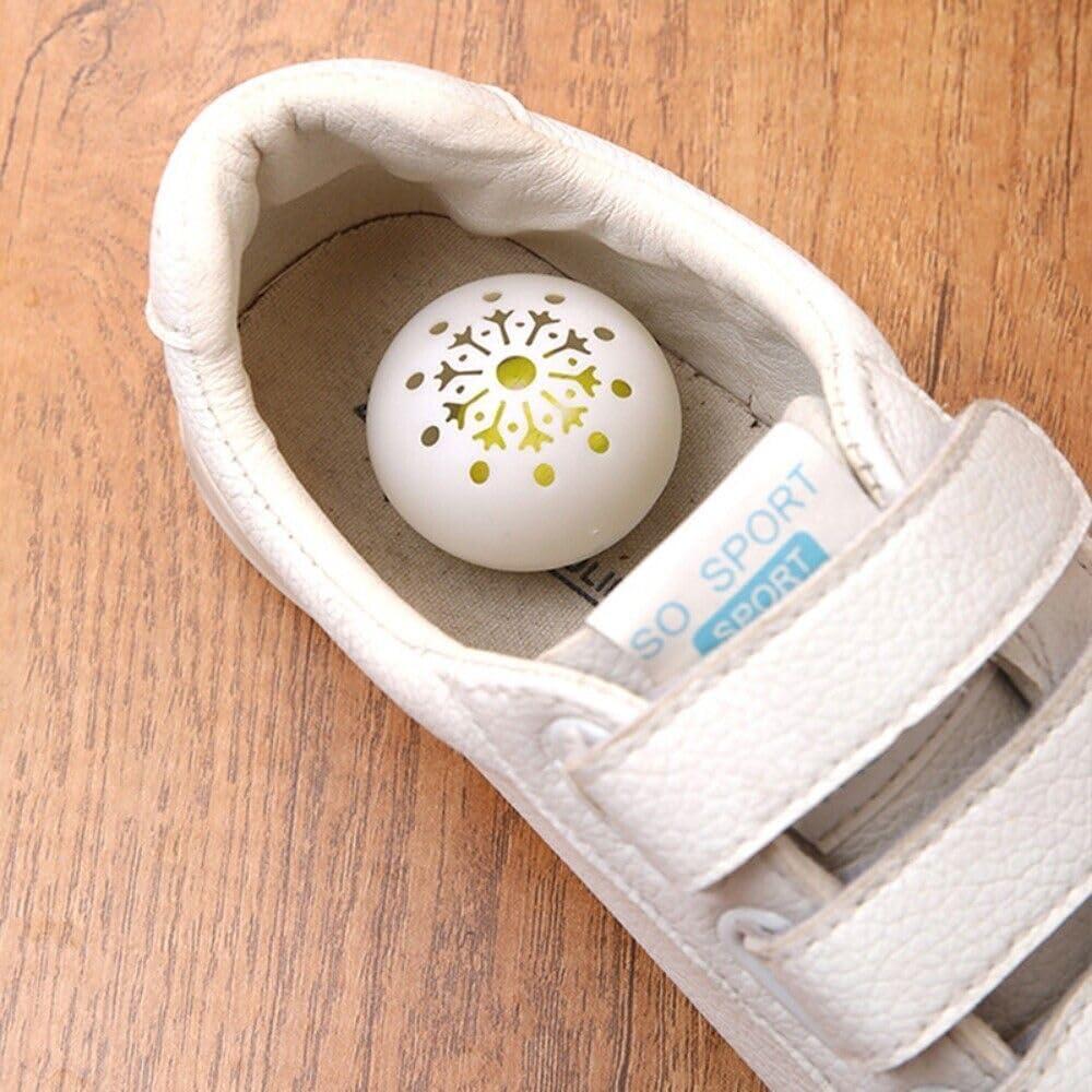 ANNIE ANNIE Sneaker Deodorizer Balls Air Freshener Balls Professional Sneaker Air Freshener Balls Shoes Odor Deodorizer Balls Gym Bags, Closet, Locker and Trash Can Freshener Balls (6 Pcs)