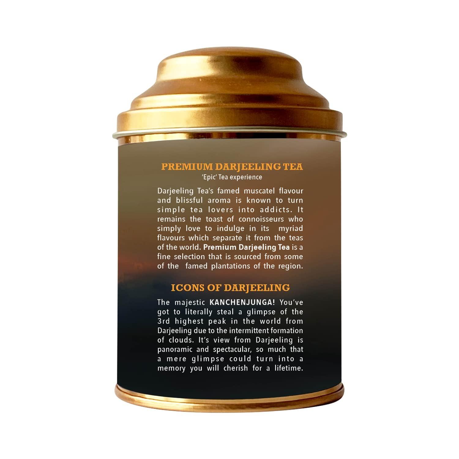 Nathmulls Nathmulls Premium Darjeeling Loose Leaf Tea. 100% Pure & Athentic Darjeeling Long Leaf Black Tea (100g - 50 Cups)