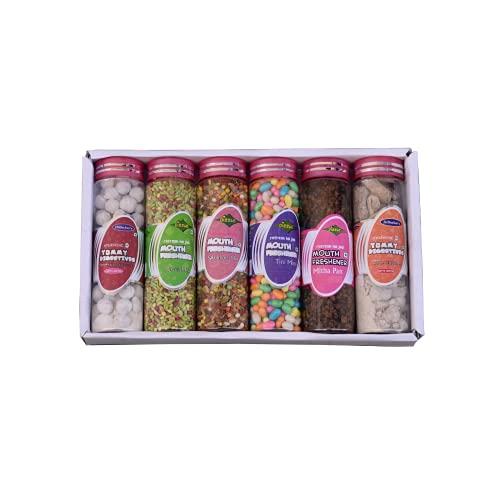 DILBAHAR Dilbahar's Yummy Digestives & Mouth Fresheners Gift Pack of 6 Small Bottles